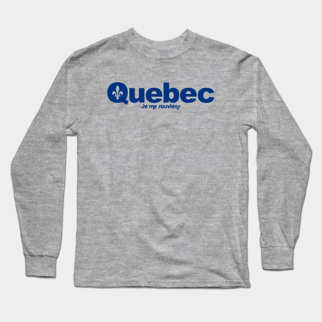 Je me souviens Long Sleeve T-Shirt by OrangeCup